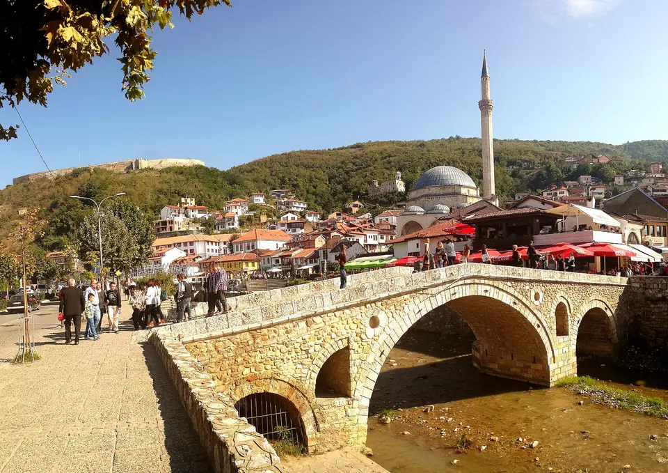 Historická městská zástavba Prizrenu.